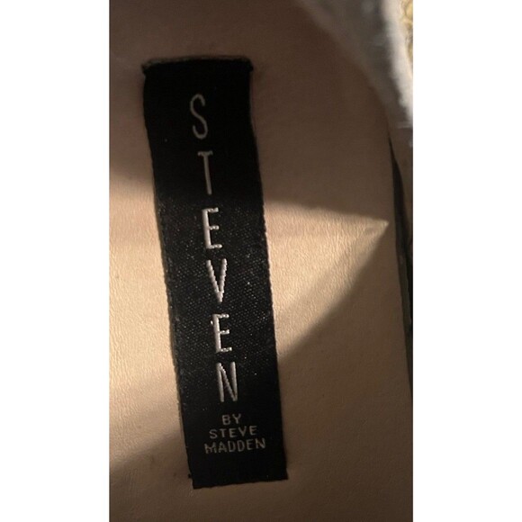 Steven by Steve Madden Snake Print High Top Hidden Wedge Heel Booties Women's 6 - Picture 9 of 9